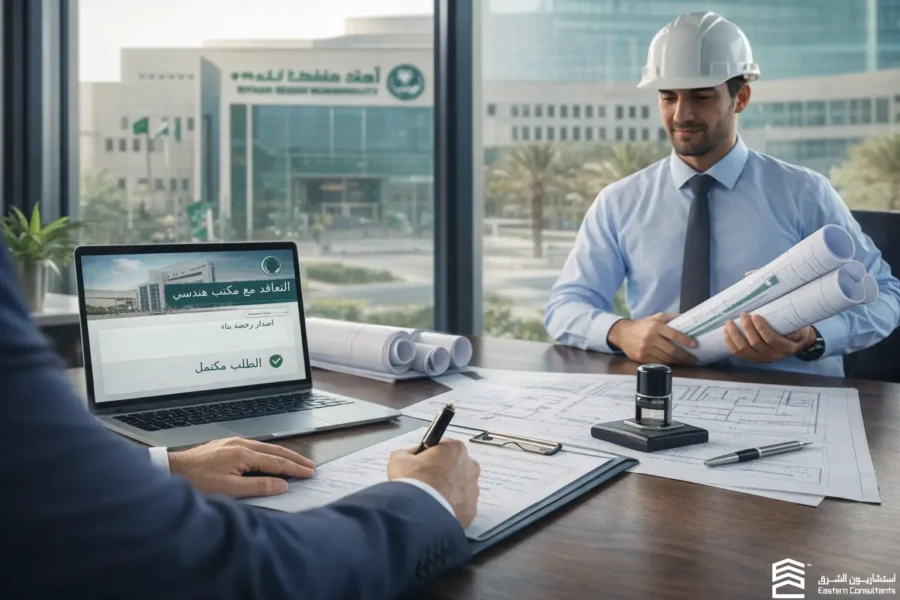 تفويض مكتب هندسي أمانة الرياض